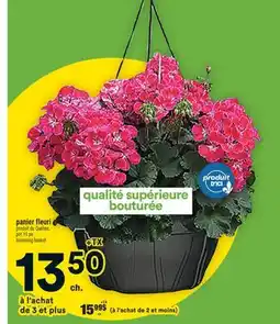 Super C panier fleuri | blooming basket offer