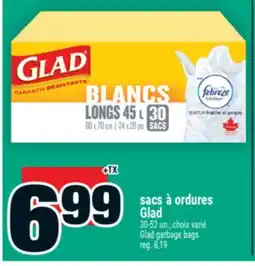 Super C sacs à ordures Glad | Glad garbage bags offer