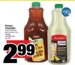 Super C boisson Irrésistible | Irrésistible drink offer