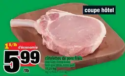 Super C côtelettes de porc frais | fresh pork chops, econo pack offer