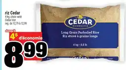 Super C riz Cedar | Cedar rice offer