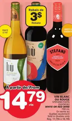 Marches Tradition STEFANO FAITA OR BÙ WHITE OR RED WINE offer