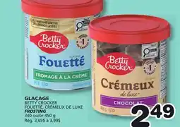 Marches Tradition BETTY CROCKER FOUETTÉ, CRÉMEUX DE LUXE FROSTING offer