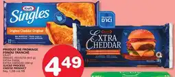 Marches Tradition KRAFT SINGLES, VELVEETA (410 g) EXTRA SUISSE, EXTRA CHEDDAR (390 g) , SLICED PROCESS CHEESE PRODUCT offer