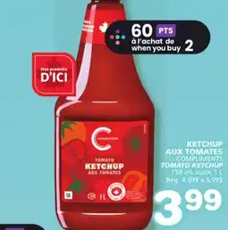 Marches Tradition COMPLIMENTS TOMATO KETCHUP offer