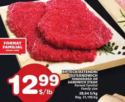 Marches Tradition TENDERIZED OR SANDWICH STEAK offer