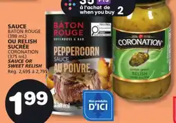 Marches Tradition BATON ROUGE (398 mL) SAUCE OR CORONATION (375 mL) SWEET RELISH offer