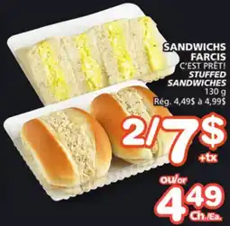 Marches Tradition C'EST PRÊT! STUFFED SANDWICHES offer