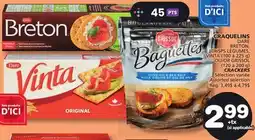 Marches Tradition DARE BRETON, VINTA OR GRISSOL CRACKERS offer