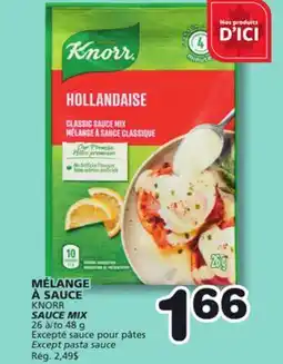 Marches Tradition KNORR SAUCE MIX offer