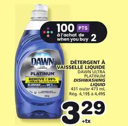 Marches Tradition DAWN ULTRA PLATINUM DISHWASHING LIQUID offer