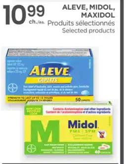 Proxim ALEVE, MIDOL, MAXIDOL offer