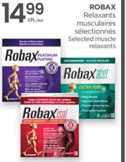 Proxim ROBAX Selected muscle relaxants offer