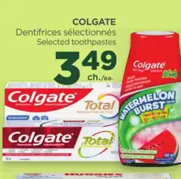 Proxim COLGATE Selected toothpastes offer