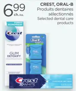 Proxim CREST, ORAL-B Selected dental care products offer