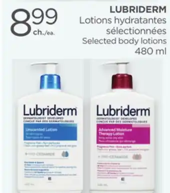 Proxim LUBRIDERM Selected body lotions offer