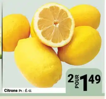 Pasquier Citrons offer