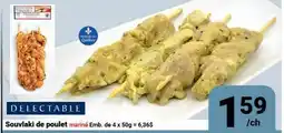 Pasquier Souvlaki de poulet mariné Delectable offer
