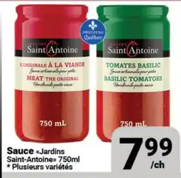 Pasquier Sauce Jardins Saint-Antoine offer