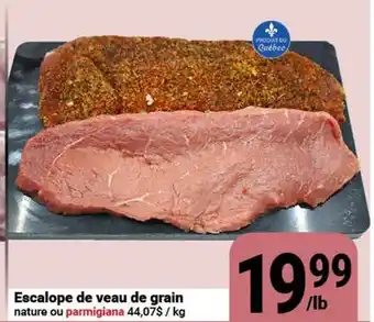 Pasquier Escalope de veau de grain offer
