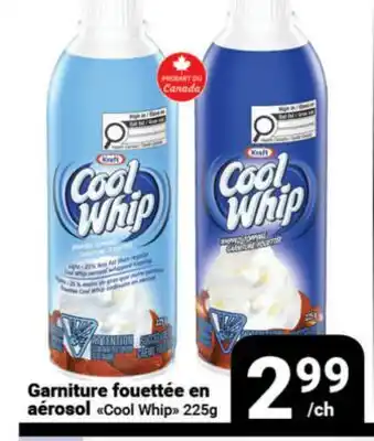 Pasquier Garniture fouettée en aérosol Cool Whip offer