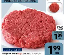 Pasquier Burger de bœuf maigre offer