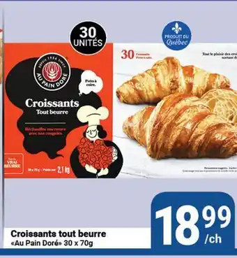 Pasquier Croissants tout beurre Au Pain Doré offer