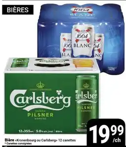 Pasquier Bière Kronenbourg ou Carlsberg offer