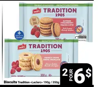 Pasquier Biscuits Tradition Leclerc offer