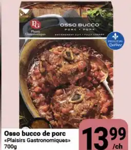 Pasquier Osso bucco de porc Plaisirs Gourmands offer