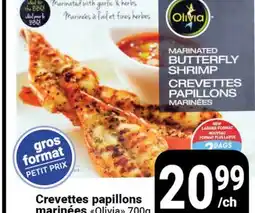 Pasquier Crevettes papillons marinées Olivia offer