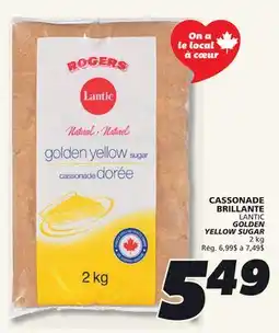 IGA LANTIC GOLDEN YELLOW SUGAR offer