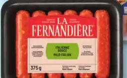 IGA LA FERNANDIÈRE FRESH SAUSAGES OR BREAKFAST SAUSAGES offer