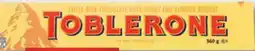 IGA TOBLERONE CHOCOLATE offer