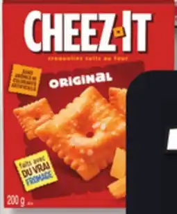 IGA CRACKERS CHEEZ-IT offer