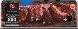 IGA PLAISIRS GASTRONOMIQUES FRESH PORK BACK RIBS offer