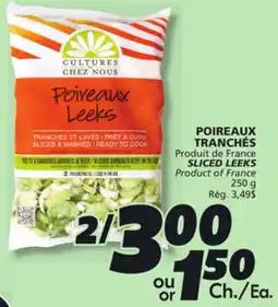 IGA SLICED LEEKS offer