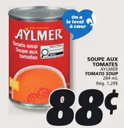 IGA AYLMER TOMATO SOUP offer