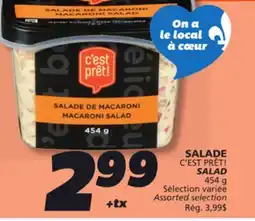 IGA C'EST PRÊT! SALAD offer