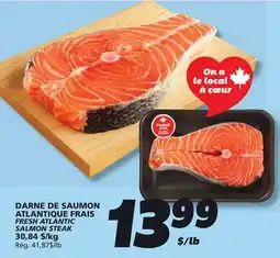 IGA FRESH ATLANTIC SALMON STEAK offer