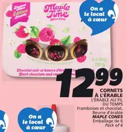 IGA L'ÉRABLE AU FIL DU TEMPS MAPLE CONES offer
