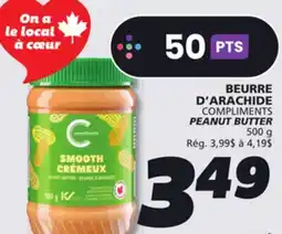 IGA COMPLIMENTS PEANUT BUTTER offer