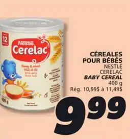 IGA NESTLÉ CERELAC BABY CEREAL offer