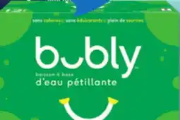 IGA BUBLY WATER-BASED DRINK OR CARBONATED NATURAL SPRING WATER offer