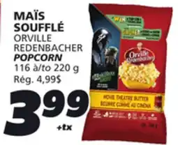 IGA ORVILLE REDENBACHER POPCORN offer