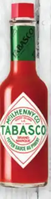 IGA McILHENNY CO. TABASCO PEPPER SAUCE offer