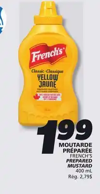 IGA FRENCH'S PREPARED MUSTARD offer