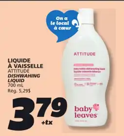 IGA ATTITUDE DISHWAHING LIQUID offer