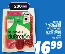 IGA DU BRETON ORGANIC SLICED DELI MEATS TRIO offer