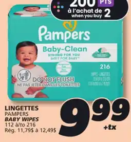 IGA PAMPERS BABY WIPES offer